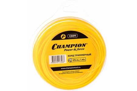 Корд трим. Champion Round (круглый) 2.4мм 40м Арт. C5011