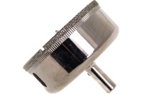 Коронка по стеклу и керамике 70х55 мм с центрирующим сверлом Vertextools Арт. 336-70-55