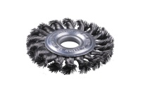 Корщетка-колесо 175мм, стальная витая проволока пучки, посадка 22,2 мм, STAYER Арт. 35190-175