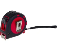 Рулетка Status 3 fixations 5м*25мм двухкомпонентный корпус 3 фиксации ленты Matrix Арт. 31035