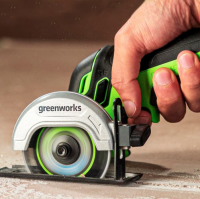 УШМ акк GREENWORKS GD24UCS 24V Li-Ion 76мм бесщет. без АКБ и ЗУ Арт. 3402007