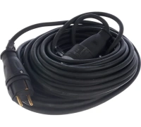 Удлинитель-шнур ЗУБР 4000Вт 1 гнездо 20м, КГ 3х2,5 мм2 Арт. 55017-20