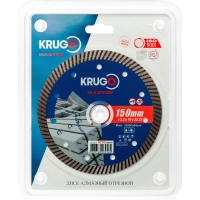 Диск алм KRUGO MASTER Турбо 150*22.2мм по ж/бетону Арт. 81061500259