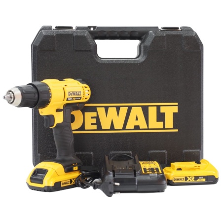 Дрель-шуруповерт акк DeWALT DCD771D2 18V*2Ah Li-ion 42Нм кейс Арт. DCD771D2-KS