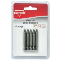 Бита PZ2 50мм Elitech 5шт/уп Арт. 1820.068800