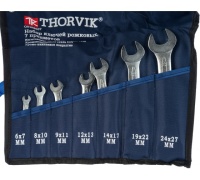 Набор ключей рожковых 7 предм. 6-27мм тетрон. сумка OEWS007 Thorvik Арт. 52009