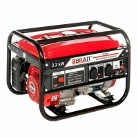 Генератор бенз Brait BR3800 2,9/3,2кВт 220В р. старт Арт. 02.01.054.047