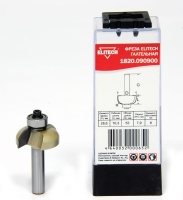 Фреза галтельная 2 лезвия хв-8мм, ф28.6мм, R8.0/10.3мм, с шарикоподшипником ф12.7мм ELITECH Арт. 1820.090900