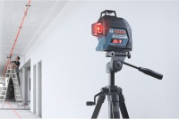 Нивелир лазерный BOSCH GLL 3-80 30/120м, 0,2мм/м, 3луча, 360град, 1/4 и 5/8 Арт. 0601063S00