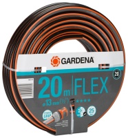 Шланг полив. Gardena Flex 1/2" 20м 25бар армир. ПВХ Арт. 18033-20.000.00