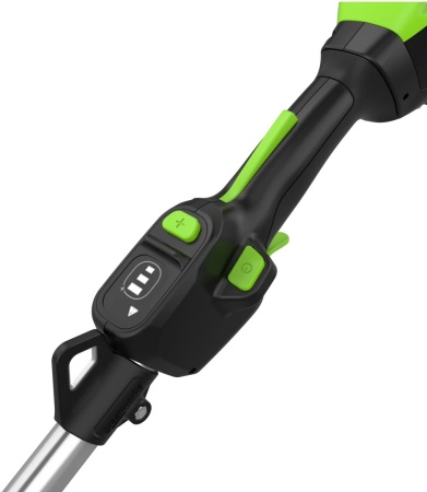 Триммер аккумуляторный Greenworks ST161S, 82V, 1,6 кВт, 43 см, бесщеточный, с 1хАКБ 5 Ач и ЗУ