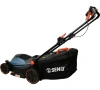 Газонокосилка акк. SENIX LPSX2-M-EU 2X2 40V*5Ач Li-Ion 43см 25/75мм 50л цент.рег. 2Акк и ЗУ Арт. LPSX2-M-EU