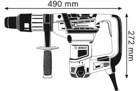 Перфоратор BOSCH GBH 5-40 D SDS-max 1100Вт 8.5Дж 2 реж. Арт. 0611269020