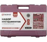 Набор инструмента универсальный 101 предмет 1/4" 1/2" TS101 Thorvik Арт. 54011
