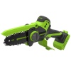 24В Цепная мини пила аккумуляторная Greenworks CS2410A,10см, бесщёточная, c 1хАКБ 2Ач и ЗУ