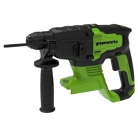 Перфоратор акк GREENWORKS GD24SDS2 SDS+ 24V Li-Ion 2Дж 3 реж. без акк и ЗУ Арт. 3803007