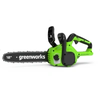 Пила акк. GREENWORKS GD24CS30K4 24V*4Ач 12" 3/8" 1.1мм 45зв. 1 акк и ЗУ Арт. 2007007UB