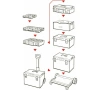 Ящик для инструментов QBRICK System ONE Organizer XL Red Ultra 582*387*131мм Арт. 10501810