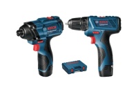 Набор акк инстр. BOSCH: дрель-шуруп. акк GSR 120-LI гайковерт GDR 120-LI 12V*1.5Ah 2 акк ЗУ кейс Арт. 06019F0002