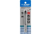 Сверло по стеклу и кафелю ЗУБР Профессионал 4-х резцовый, 14 мм Арт. 29845-14_z01