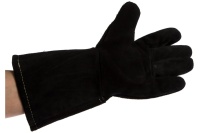 Краги сварщика Elitech черные Арт. 0606.015800