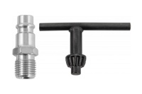 Дрель пневматическая Thorvik RAD1018 1/4" 10мм 141л/мин 6.3Атм ЗВП Арт. 52202