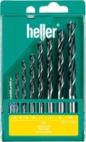 Набор сверл по дереву спиральных 3-10мм 8шт Heller Арт. TD18736