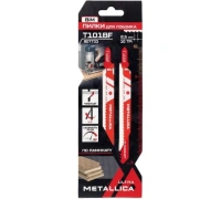 Пилки д/лоб по дер METALLICA Ultra T101BF 75х100мм шаг 2.5мм Bi-Metal 2шт Арт. 907733