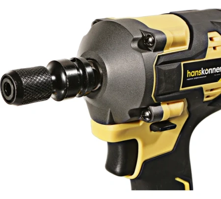 Гайковерт ударн б/щ HanskonneHCD20420BLCr 18В 1BatterySystem 420Нм 1/2" 2скор,1x4.0Ач Арт. HCD20420BLC
