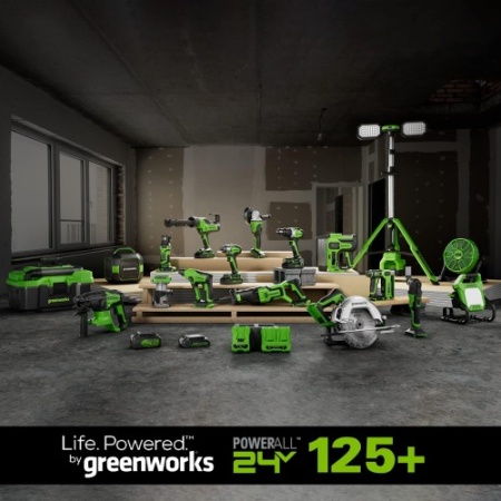 Мачта осветительная аккумуляторная GreenWorks GPT-STL 24V (без АКБ и ЗУ)