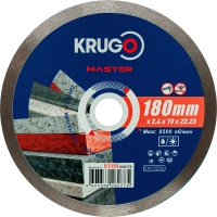 Диск алм KRUGO MASTER 180*22.2мм ультратонкий сплошной Арт. 81081800278
