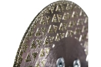 Диск алмазный Hilberg 125*М14*2мм (фланец) Super Ceramic Flange сплошной, мокр керамогранит Арт. HM514