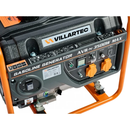 Генератор бенз VILLARTEC GG4000C 3.2/3.5кВт 220В р.старт Арт. GG4000C