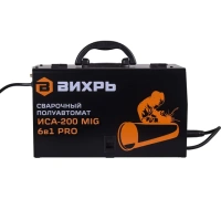 Полуавтомат ВИХРЬ ИСА-200 6в1 20А 5.9кВт 1.6-5/0.6-1мм 230В Арт. 65/185