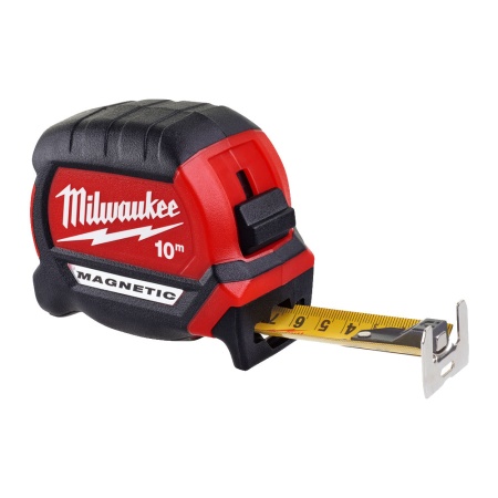 Рулетка 10м*27мм магнитная GEN III MILWAUKEE Арт. 4932464601