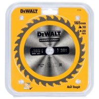 Диск пильный 165х20х30T DeWALT CONSTRUCT Арт. DT1935-QZ