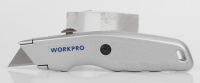 Нож строительный WORKPRO выдвижной алюминиевый Арт. WP213006