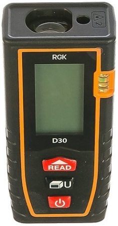 Дальномер лазерный RGK D30 30м точн 2мм Арт. 4610011870019