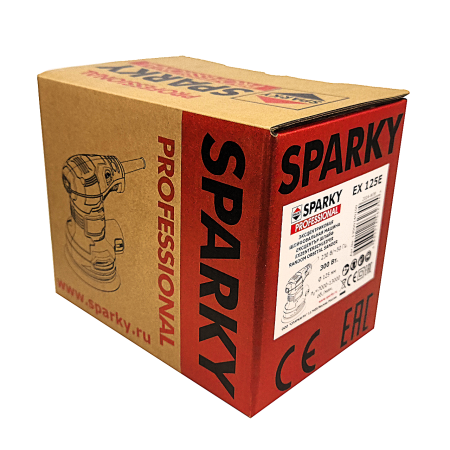 Шлифмашина эксц. SPARKY EX 125E 300Вт 125мм 7000-13000об/мин рег. об. Арт. 13000140100
