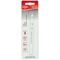 Пилка д/лоб по дер ELITECH 1шт,BIM,107мм,рез до 65мм,д\древ. с гв/,ДСП,пластик,быстр\пропил(T345XF) Арт. 1820.086000