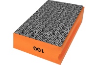 Губка Р-100 алмаз. гальваническая 90x55мм Vertextools Арт. 90-55-100