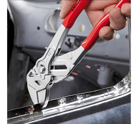 Клещи переставные 250мм KNIPEX зев 52мм хром, обливные ручки Арт. KN-8603250