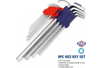 Набор ключей шестигр. удлиннен. 9шт WORKPRO Арт. WP222005