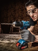 Дрель акк уд DongCheng DCJZ2050(TYPE DM) 20V*2Ah 50Нм акк ЗУ кейс Арт. DCJZ2050(TYPE DM)