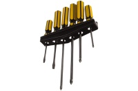 Набор Отвертки 6 шт. крест, шлиц 75,100,150 мм FIT Арт. 56006