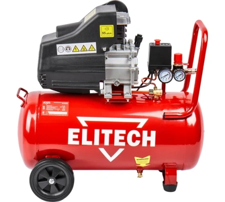 Компрессор Elitech ДМ КМ 200-50 50л 145л/мин 1.5 кВт коаксиальный масл Арт. КМ 200-50