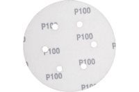 Круг шлифовальный ELITECH 150мм Р100 липучка, 6 отверстий, 5шт/упак. Арт. 1820.099000