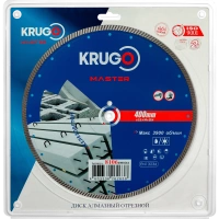 Диск алм KRUGO MASTER Турбо 400*25.4мм по ж/бетону Арт. 81064000264