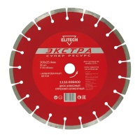 Диск алмазный ELITECH 300*25.4мм сегментный по армированному бетону Арт. 1110.008400
