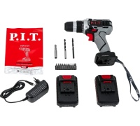 Дрель-шуруповерт акк PIT PSR18-D3 20V*1.5Ah Li-Ion 30Нм кейс Арт. PSR18-D3